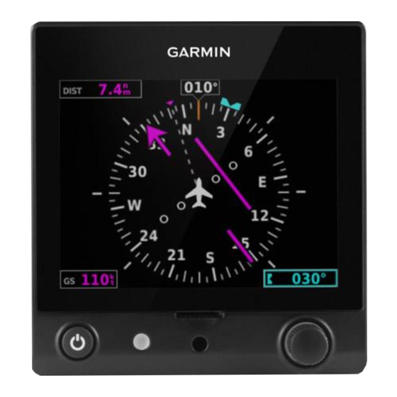 Garmin G5 Pilot's Manual