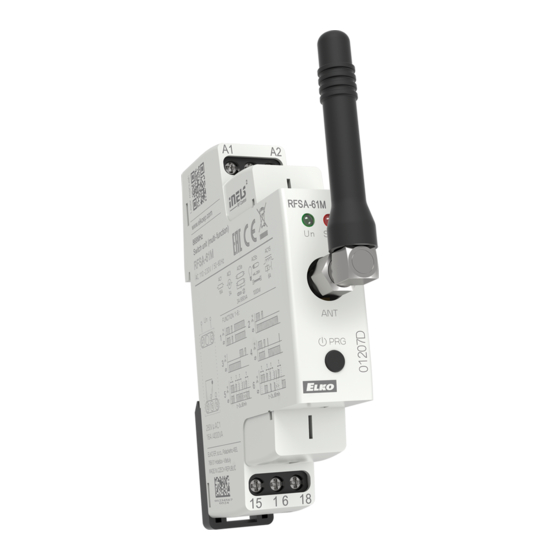 Elko iNels RFSA-61M Series Manual
