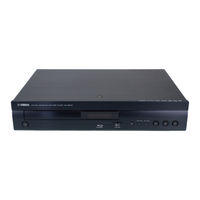 Yamaha BD-S2900 - Blu-Ray Disc Player Owner's Manual