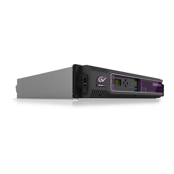 Belden Grass Valley XCU Universe XF User Manual