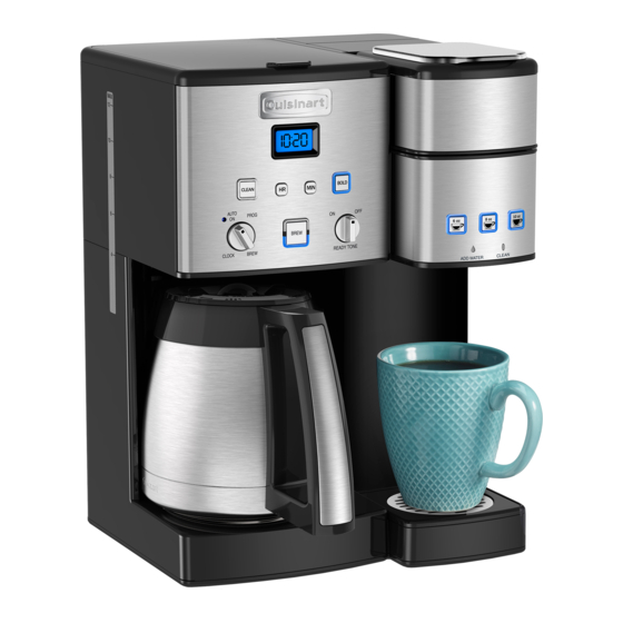 Cuisinart Coffee Center SS-20 Quick Reference Manual