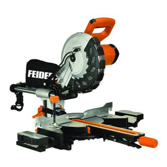 Feider Machines FSOR20255 Instruction Manual