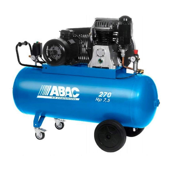 ABAC B6000/270 CT7.5 V400 SUPRA Instructions For Use Manual
