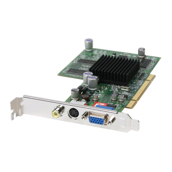 ATI Technologies 100-436012 - Radeon 9250 256MB 128-bit DDR PCI Video Card Manuals