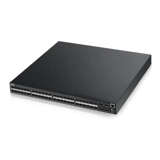 ZyXEL Communications XS-3900-48F User Manual