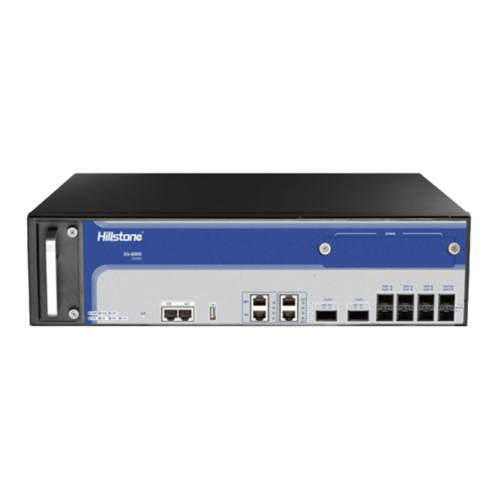 Hillstone SG-6000-E6360 Hardware Reference Manual