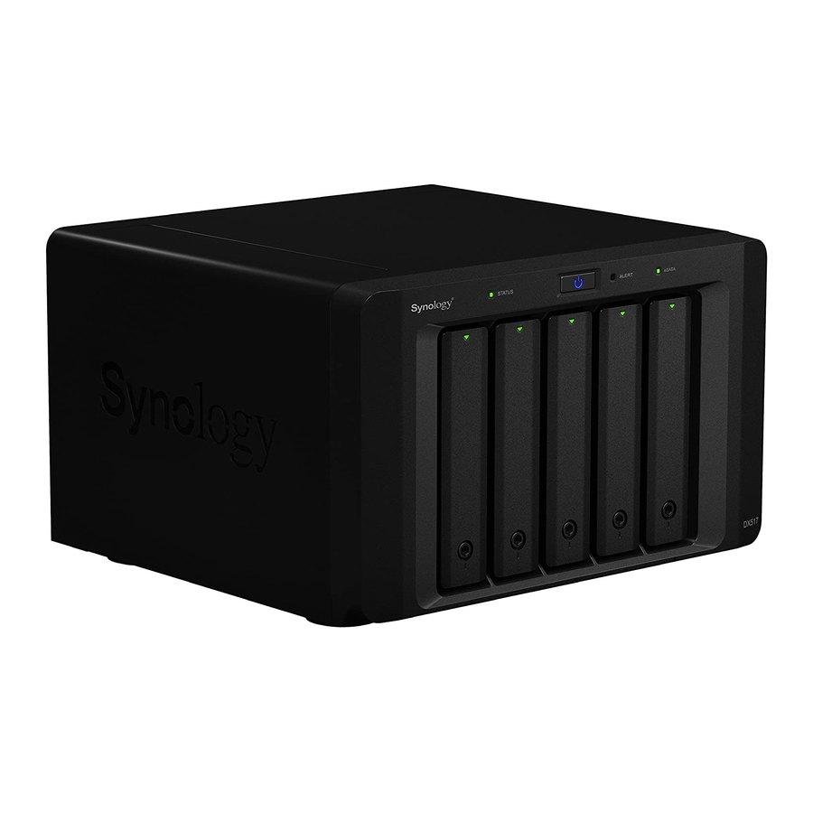 Synology DX517 Hardware Installation Manual