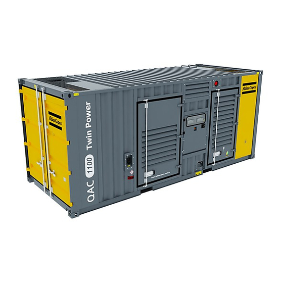 Atlas Copco QAC 1100 Sd Instruction Manual