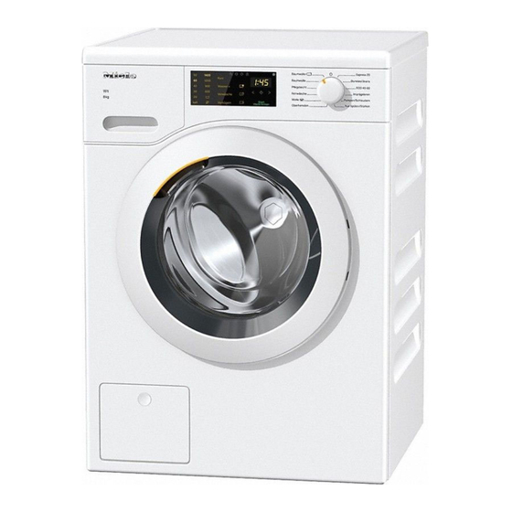 Miele WWD 120 Washing Machine Manuals