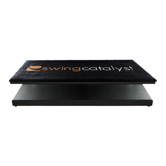 Swing Catalyst 3D MOTION PLATE Start Manual