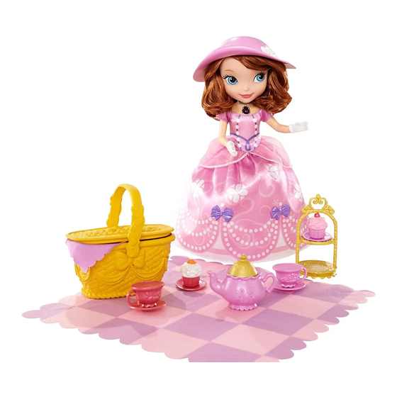 Mattel Disney Sofia the First Tea Party Picnic BDH68 Instructions