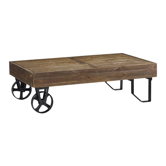 mFi COALBURN COFFEE TABLE Assembly Instructions