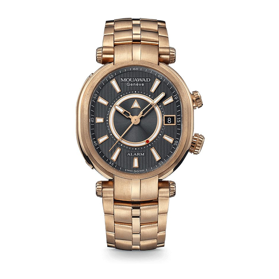 Mouawad Grande Ellipse Reveil Manuals