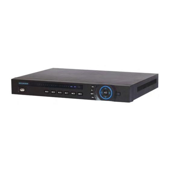 SecurView CVR V3 Series Manuals