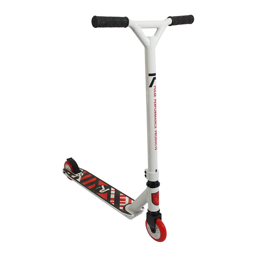 Pulse Perfomance Products FREESTYLE KR2 -Scooter Manual