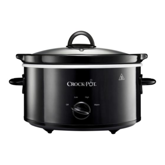 Crock-Pot Slow Cooker Cookbook And Owner's Manual