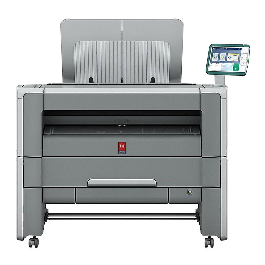 Oce PlotWave 340 Operation Manual