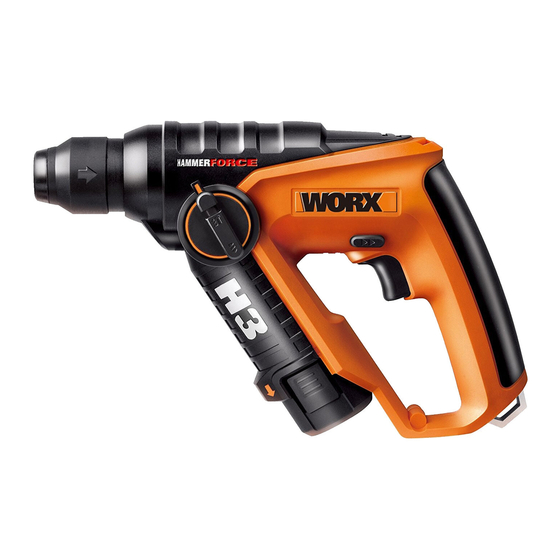 WORX H3 WX382 OPERATING INSTRUCTIONS MANUAL Pdf