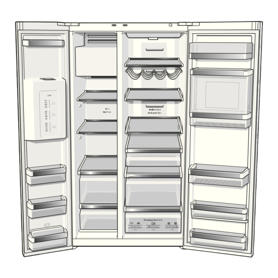 User Manuals: Bosch KAD62S51 Side-by-side refrigerator