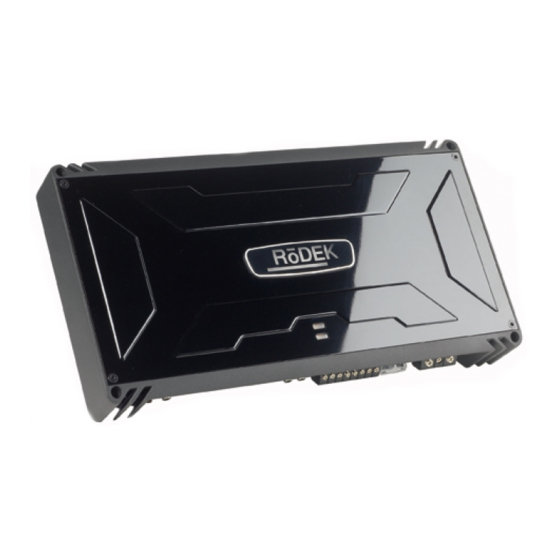 RoDEK RN-1600 Installation Manual