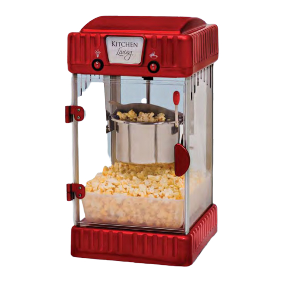 Kitchen Living EPM-250 Popcorn Maker Manuals