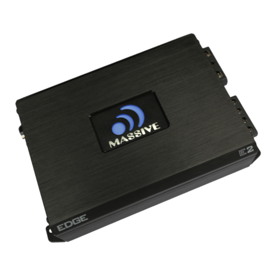 Massive Nano Edge E4 Manual
