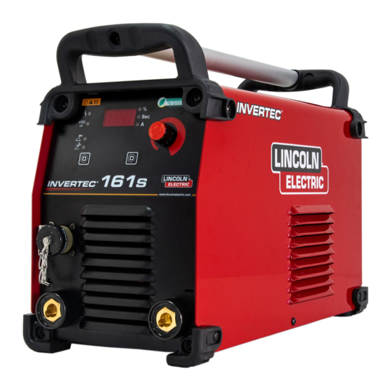 Lincoln Electric INVERTEC 161S Operator's Manual