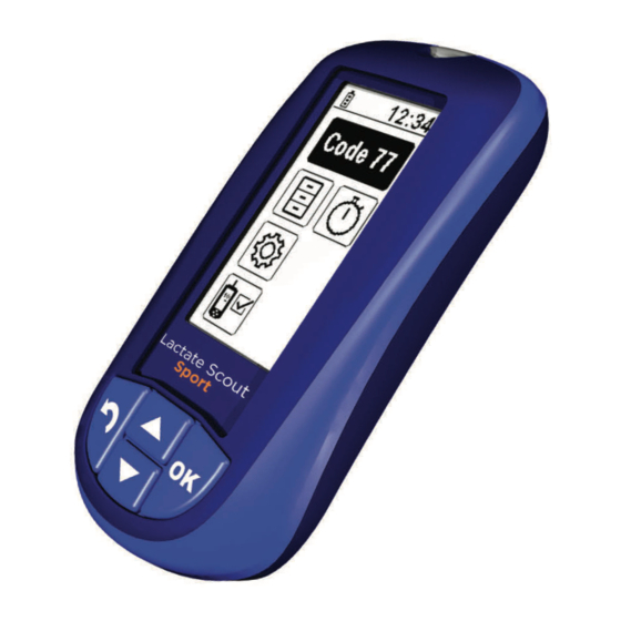 EKF Diagnostics Lactate Scout Sport Instruction Manual