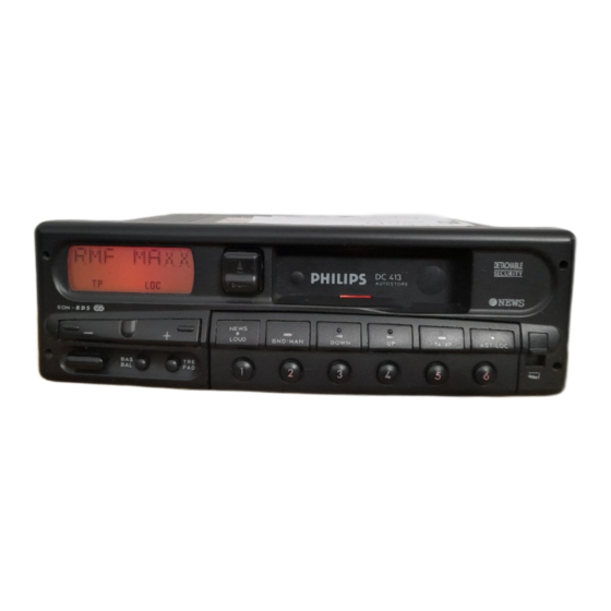Philips DC632 Operating Instructions Manual