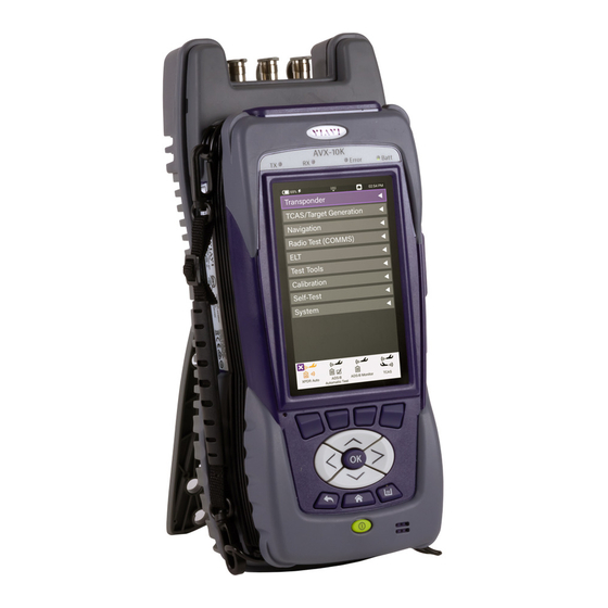 Viavi AVX-10K Operation Manual