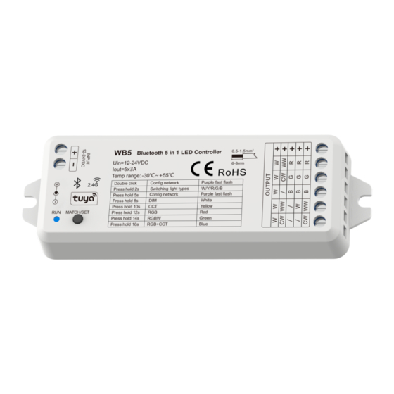 SKYDANCE WB5 Quick Start Manual
