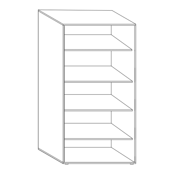 PG BISON BOFA BOOKCASE WITHOUT DOORS Quick Start Manual