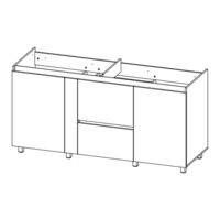 CORONA VALENZA KITCHEN BASE CABINET Assembly Instructions Manual