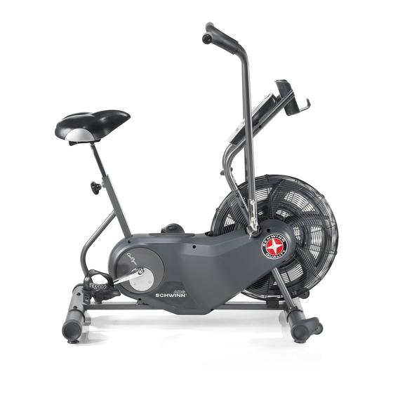 Schwinn Airdyne AD6 Reading Rack Installation Manual