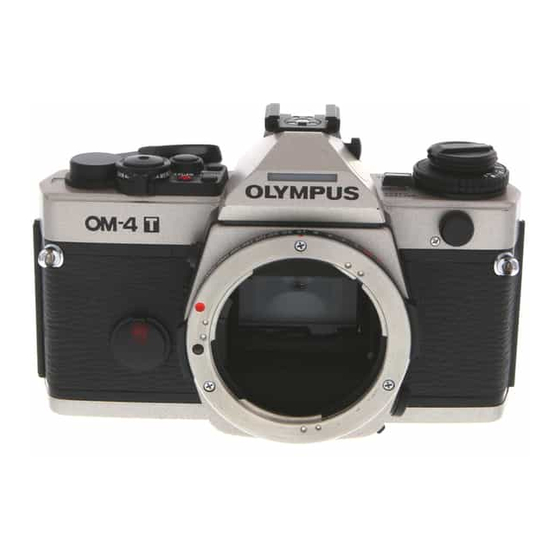 Olympus OM-4T Repair Manual