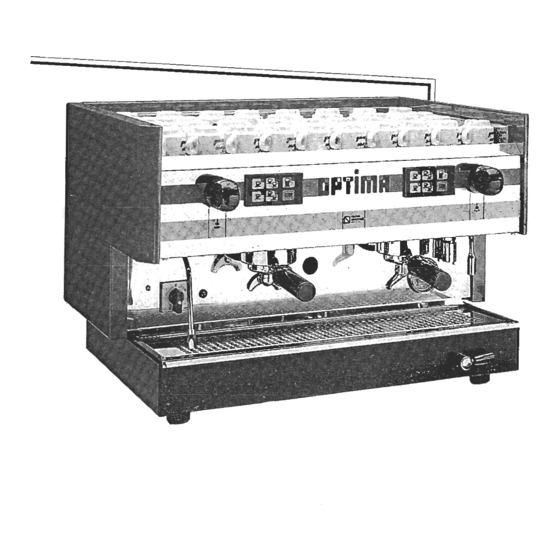 Nuova Simonelli optima Installation And Use Manual
