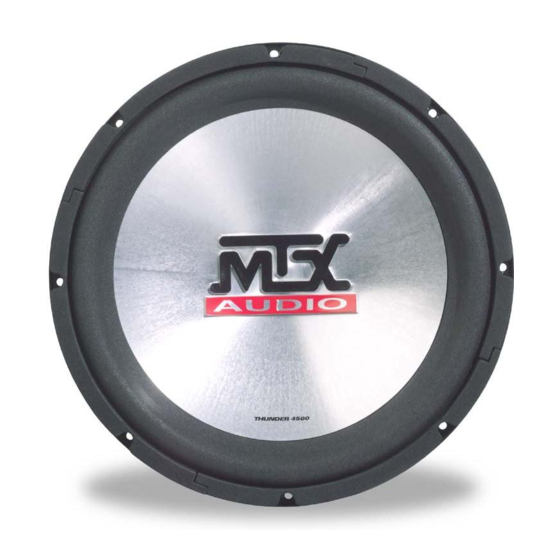 MTX Thunder T4510-44 Specifications