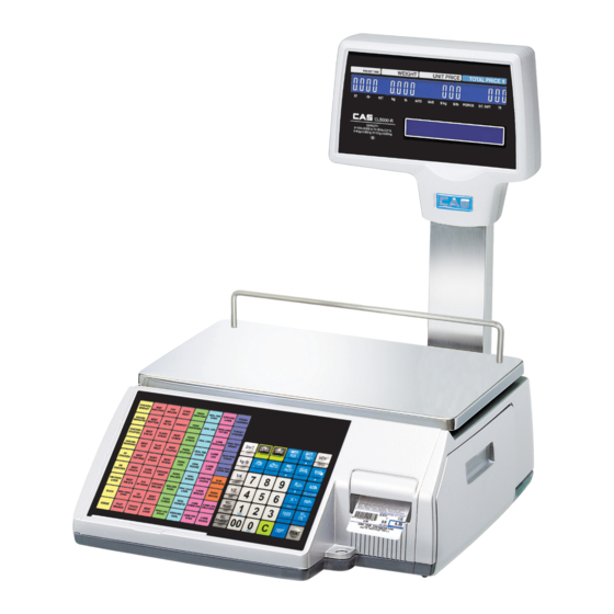 CAS Scale CL5000-P User Manual