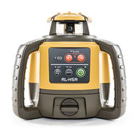Topcon RL-H5A Instruction Manual