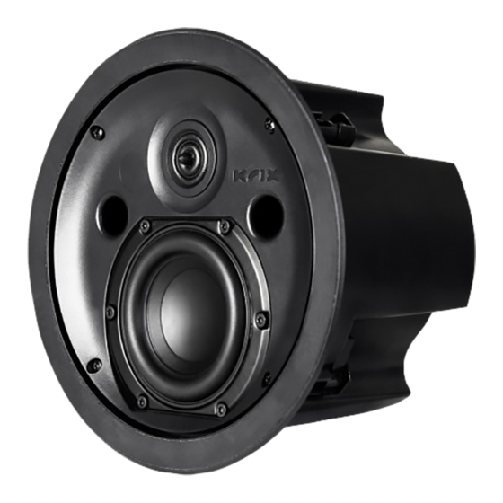 Krix Hemispherix AS20 Installation Manual