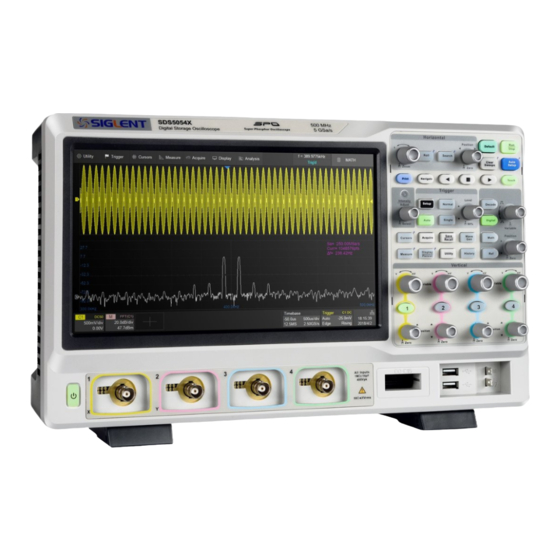 SIGLENT SDS5000X Series User Manual