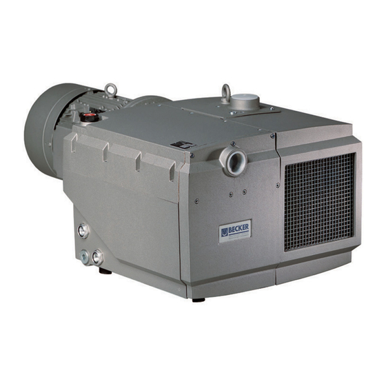 Becker U 4.250 Operating Instructions Manual
