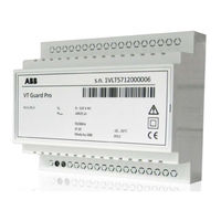 ABB VT Guard Pro-D Instructions For Installation, Use And Maintenance Manual