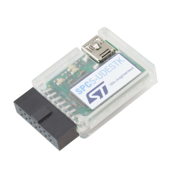 ST SPC5-UDESTK User Manual