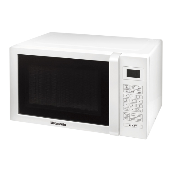 Rasonic RMO-W230TG Microwave Oven Manuals