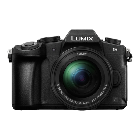 Panasonic Lumix DMC-G85MK Owner's Manual For Advanced Features
