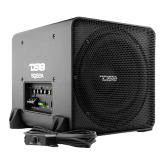 User Manuals: DS18 SQ82A Amplified Subwoofer