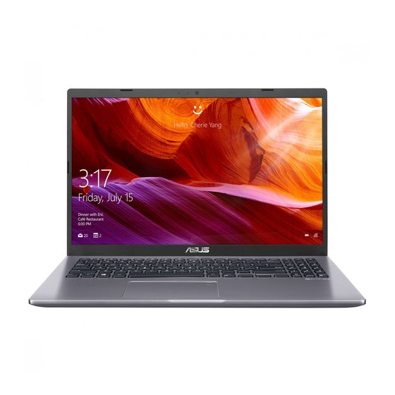 Asus X509JA E-Manual