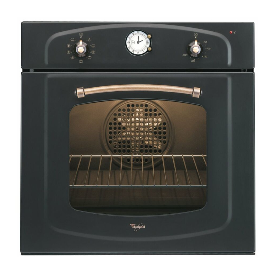 Whirlpool AKP 288 - Electric Oven Product Sheet
