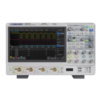SIGLENT SDS5000X Series Quick Start Manual